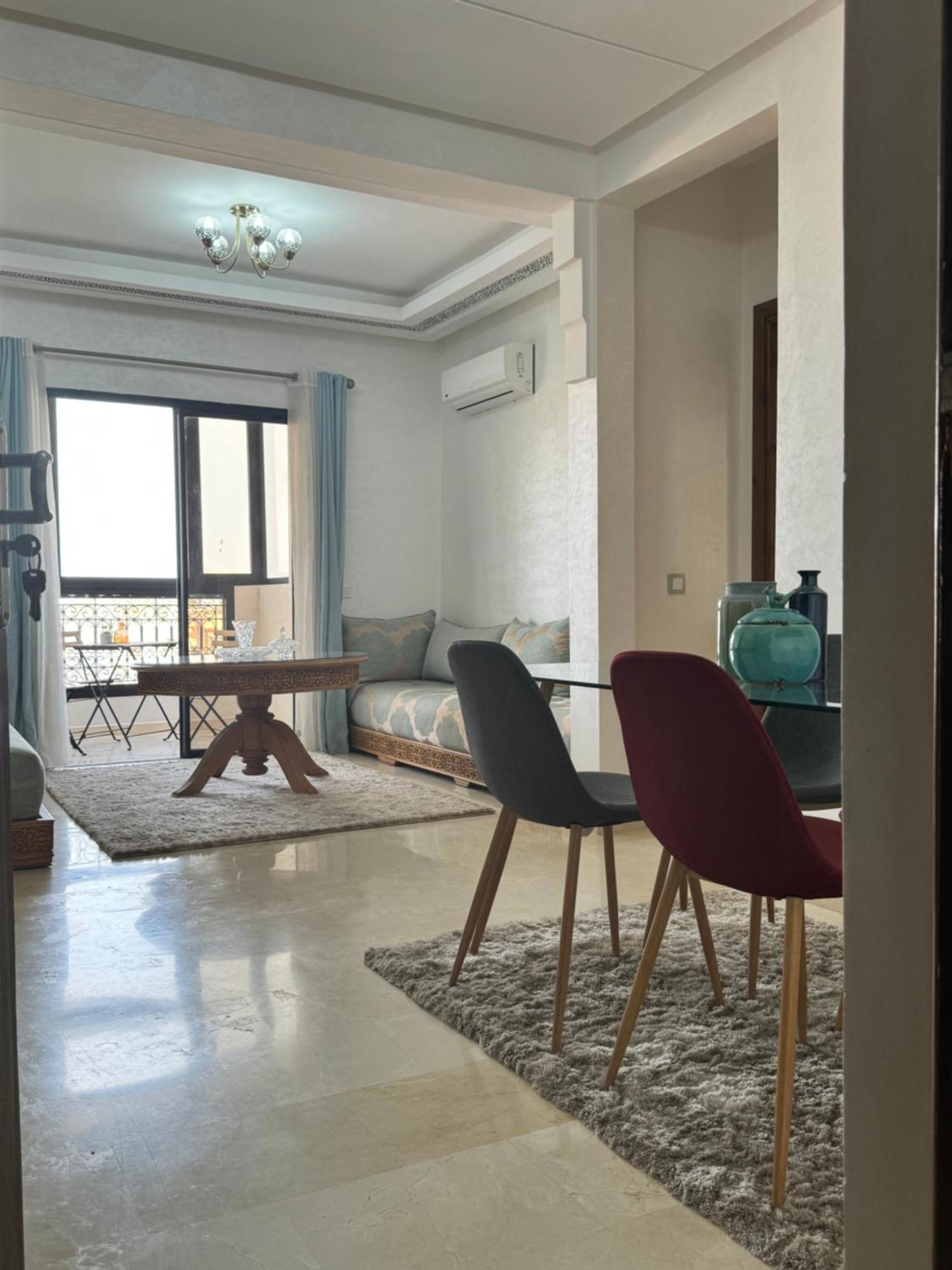 Appartement Malak - Residence Avec Piscine, Wifi, Gardien H24 Marrakesh Exterior foto