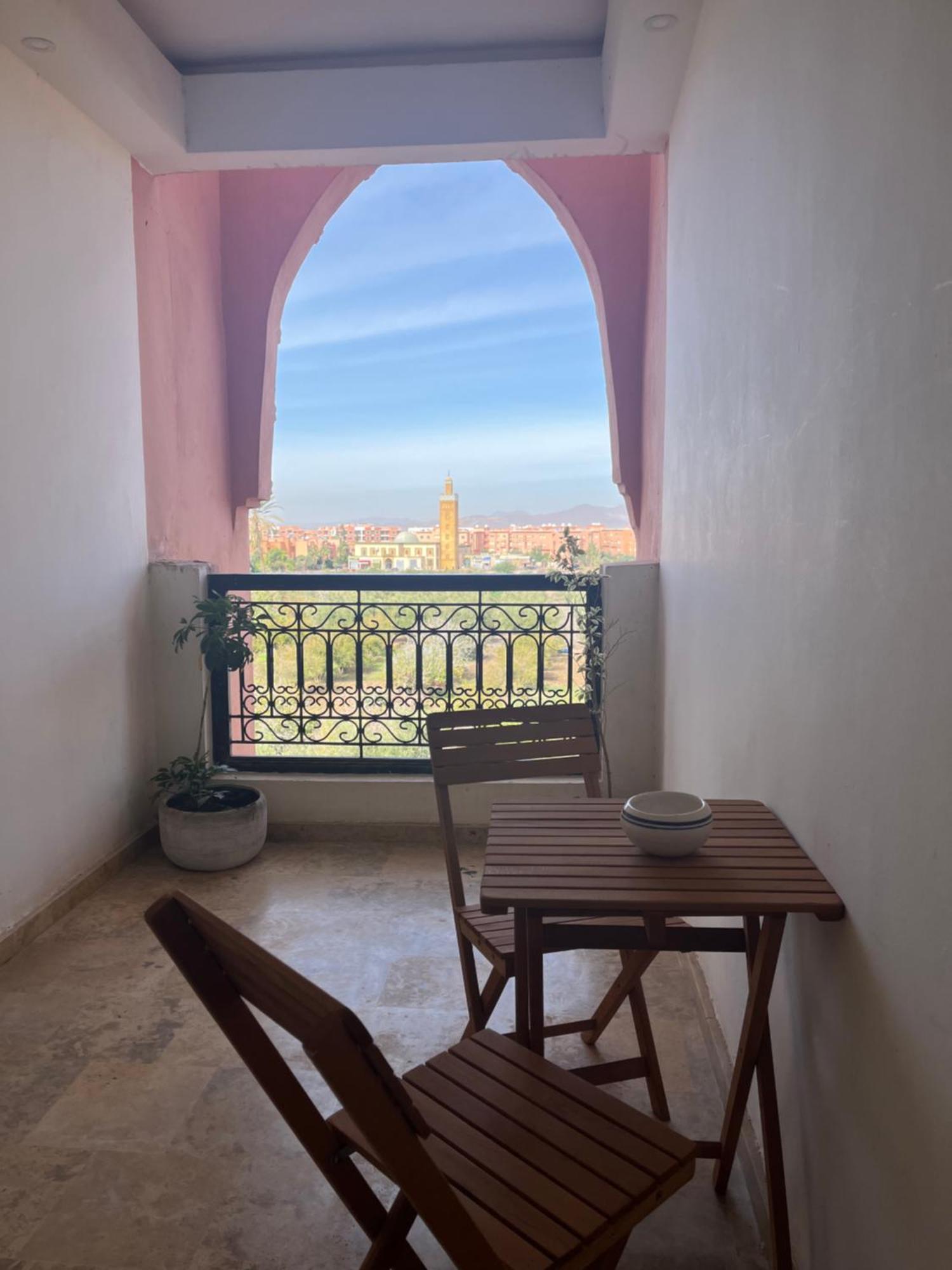 Appartement Malak - Residence Avec Piscine, Wifi, Gardien H24 Marrakesh Exterior foto